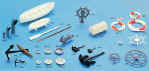 Graupner scale boat fittings.