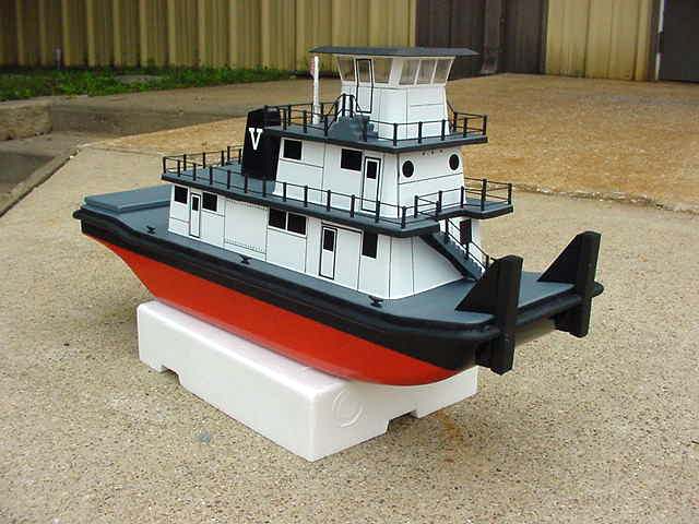 rc push boat